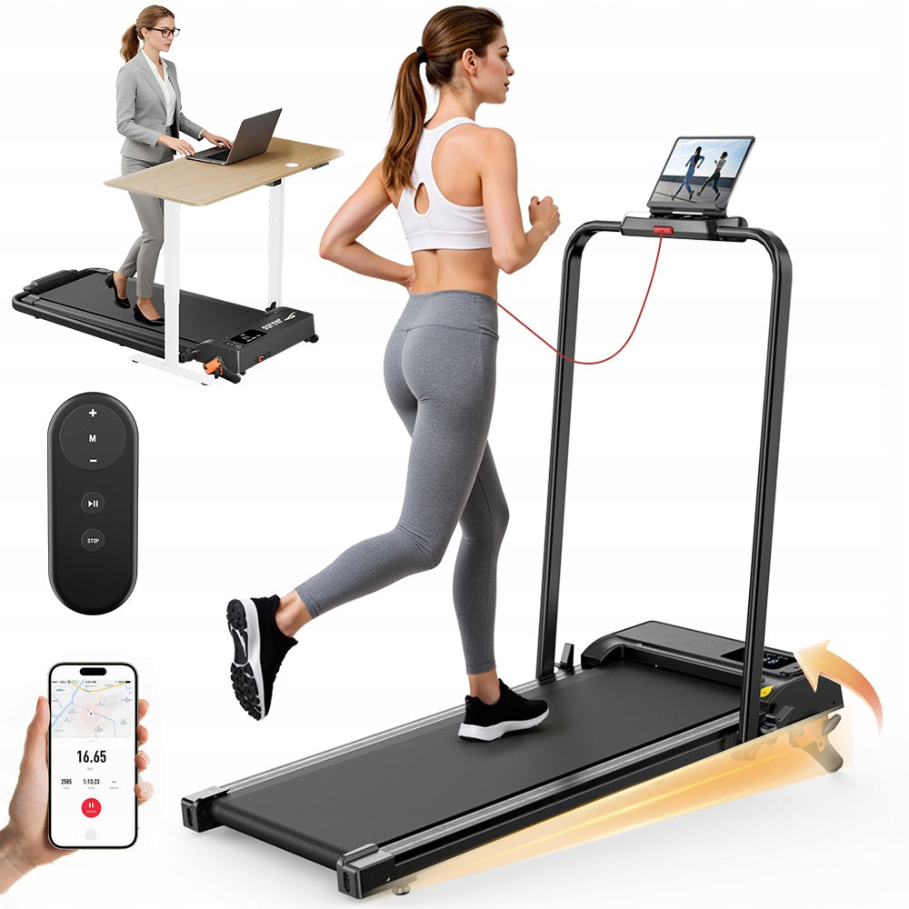 ELECTRIC TREADMILL HOME TRAINING FT52 1-12km/h 2,5HP 120kg APP