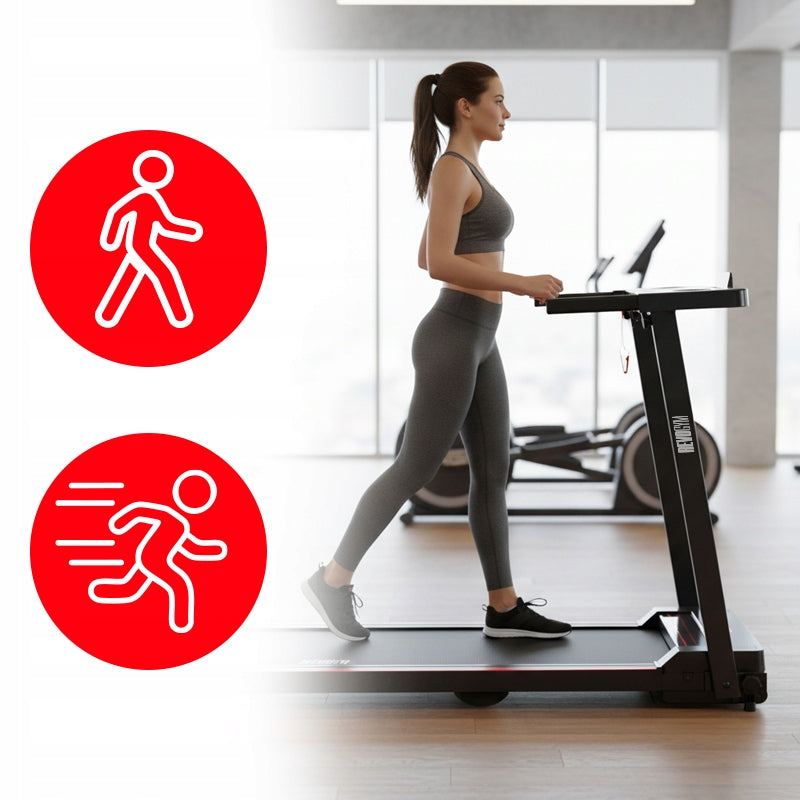 ELECTRIC TREADMILL TRAINING FOLDING HOME RUN 12 KM/H 120 KG BLUETOOTH Model other