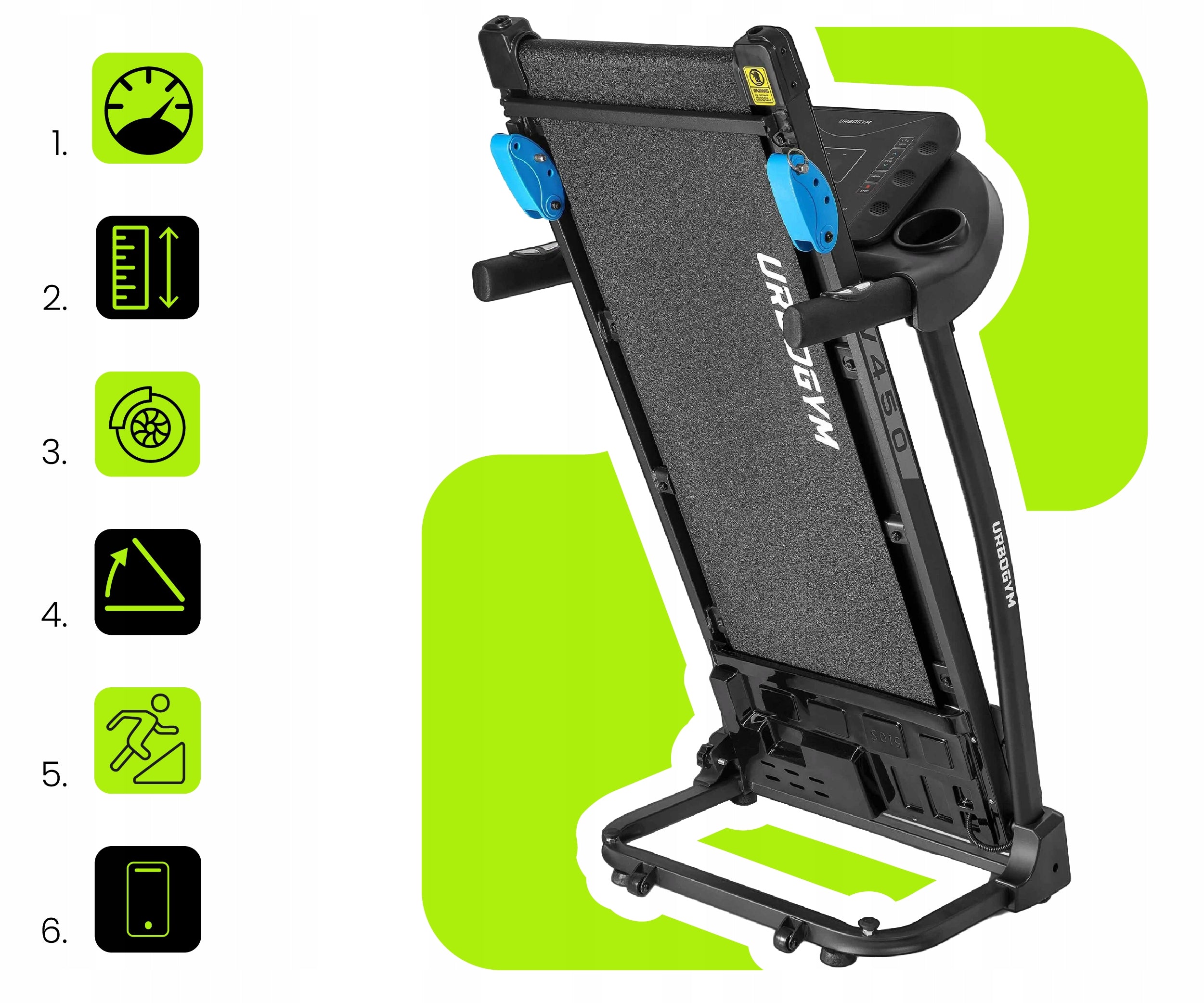 ELECTRIC TREADMILL V450 HOME TILT ADJUSTMENT FOLDING SHOCK ABSORPTION Kind electric