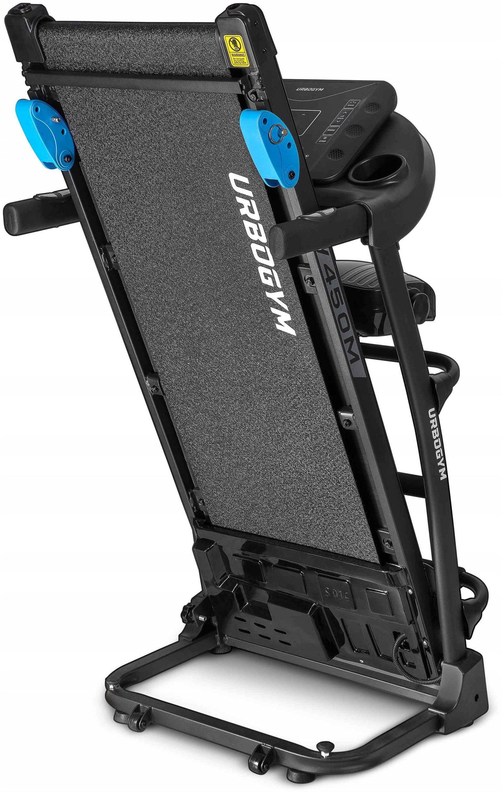 ELECTRIC TREADMILL V450M MASSAGER ANGLE OF INCLINATION FOLDING WITH SHOCK ABSORPTION Maximum user weight 120 kg