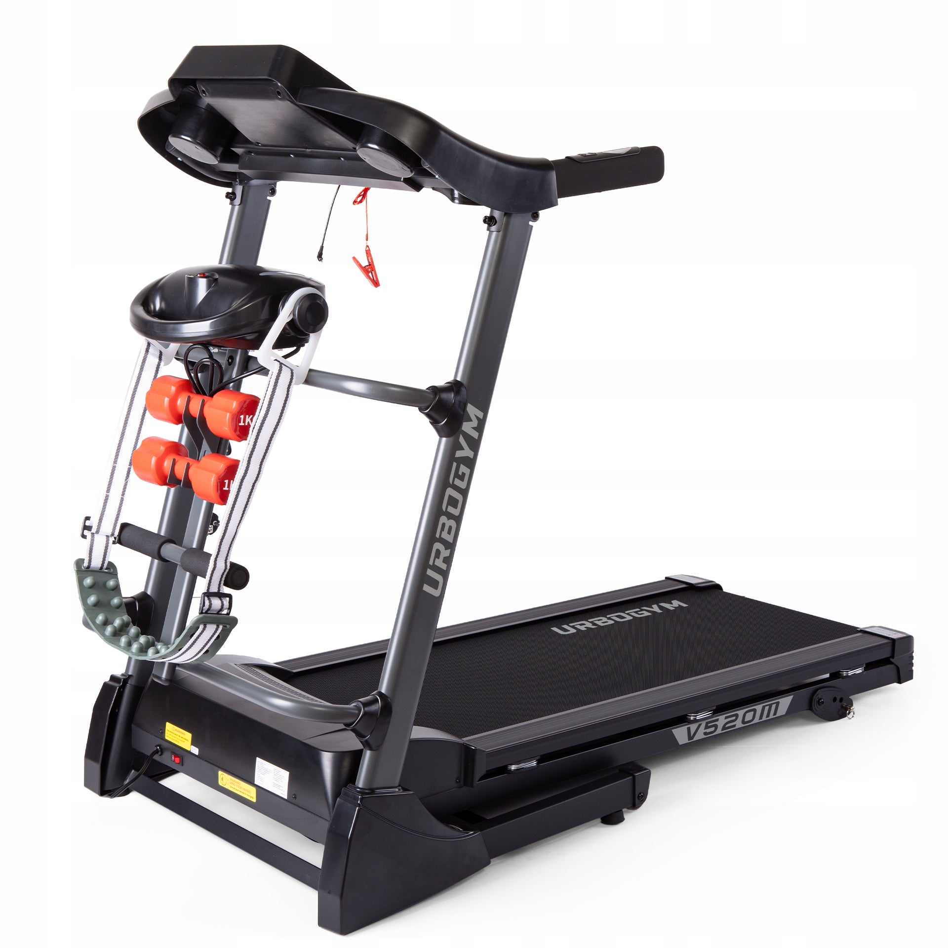 ELECTRIC TREADMILL V520M MASSAGER SHOCK ABSORPTION TILT ADJUSTMENT STRONG Brand Urbogym
