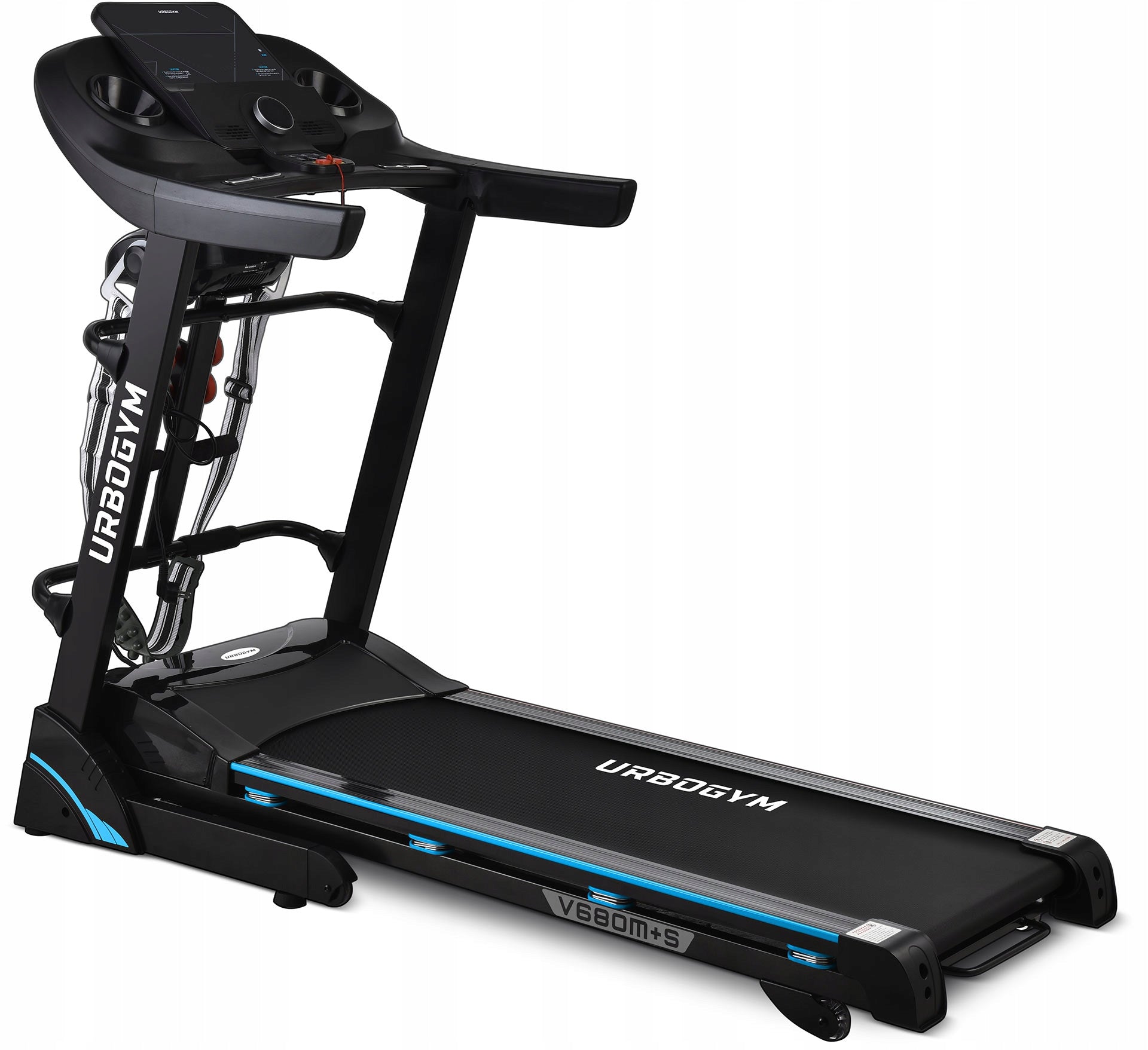 ELECTRIC TREADMILL V680MS MASSAGER AUTO ANGLE 15 FOLDABLE STRONG UP TO 120KG
