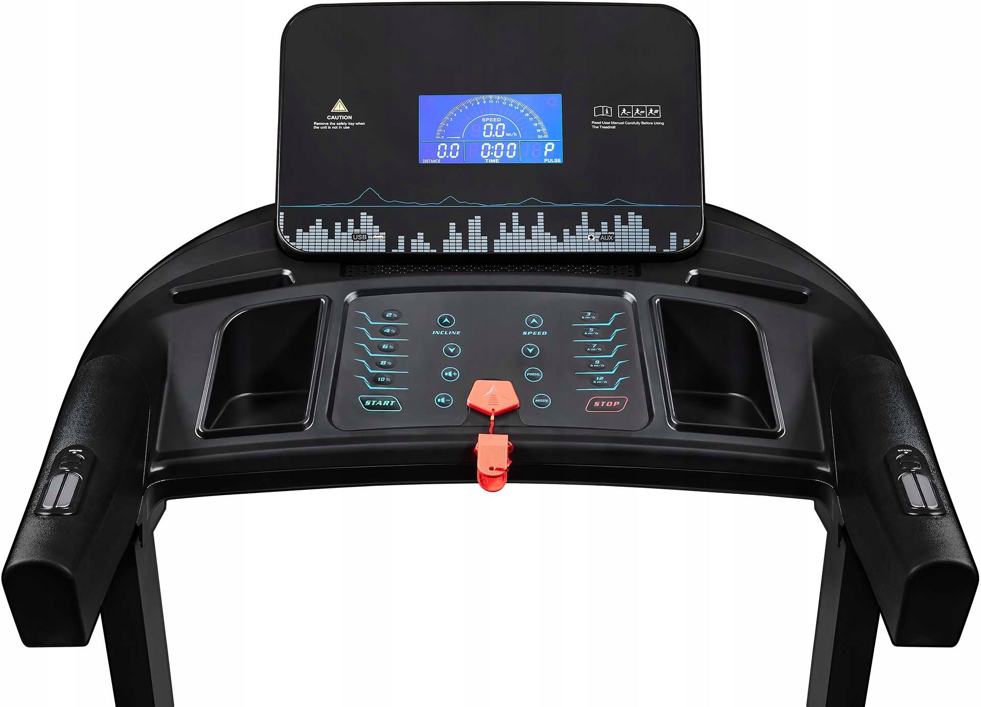 ELECTRIC TREADMILL V720S 20KM/H AUTO ANGLE 15 LEVELS FOLDING STRONG Manufacturer code 5904906085145