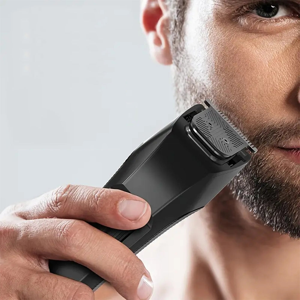 ELECTRIC TRIMMER SHAVER WITH R-SHAPED BLADE 10-STEP ADJUSTMENT Brand Bedee