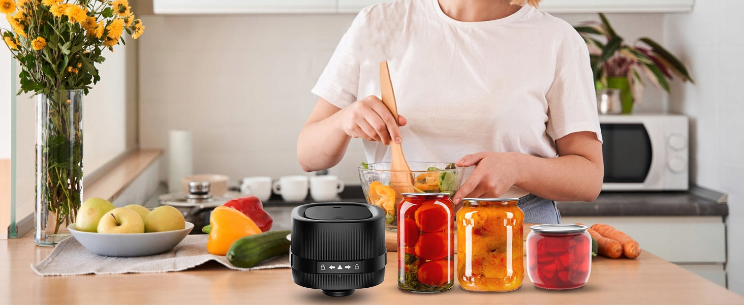 ELECTRIC VACUUM SEALER CONVENIENT FOR JARS AND HOUSEHOLD CANNED GOODS Packaging status original