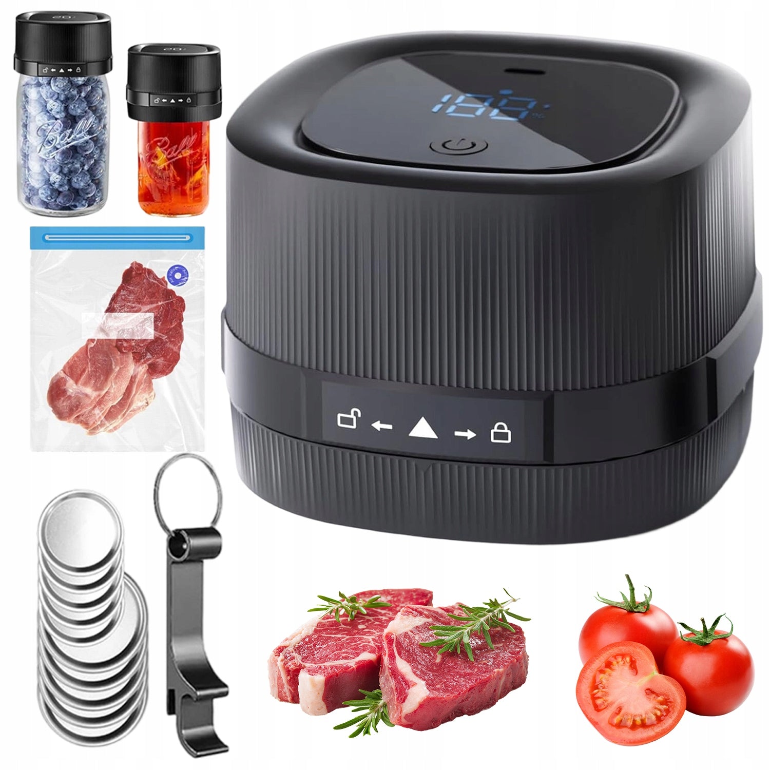 ELECTRIC VACUUM WELDING MACHINE FOR FOOD STORAGE MASON JARS