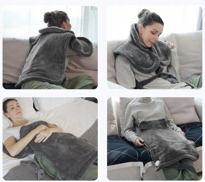 ELECTRIC VEST CUSHION BACK MAT SHOULDERS 6 LEVELS OF WARMTH Manufacturer of a medical device brak informacji