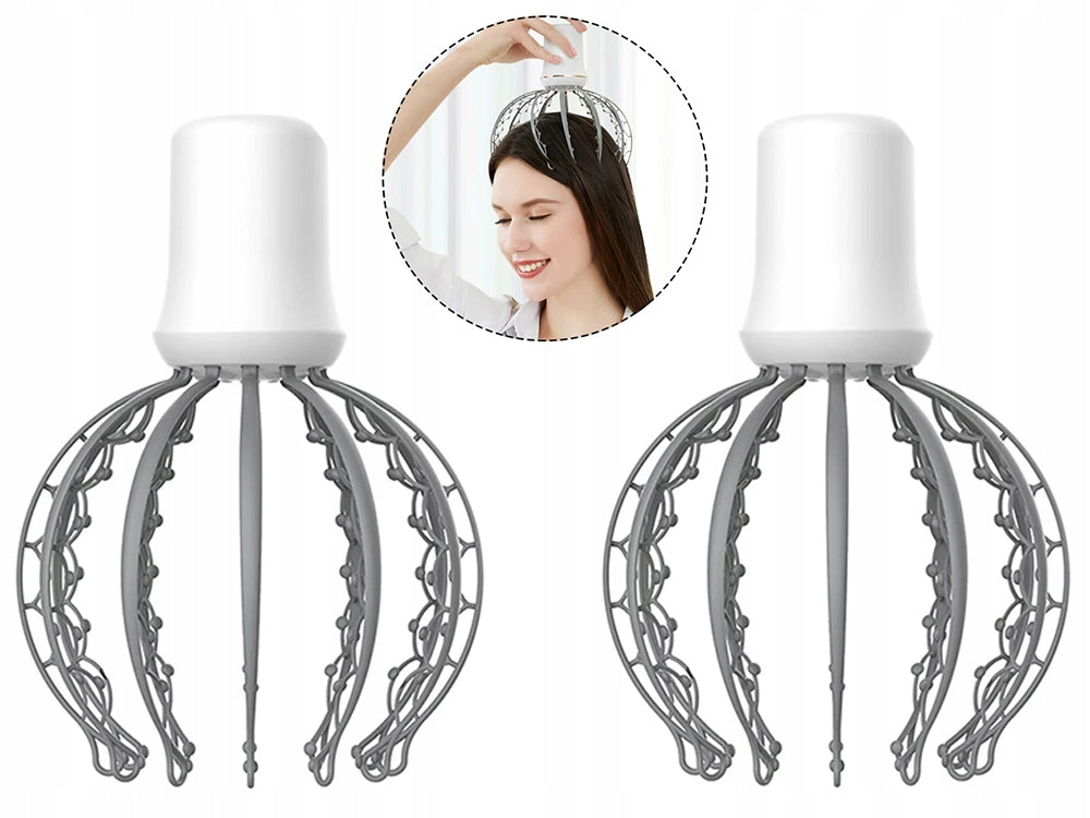 ELECTRIC VIBRATION RELAXATION HEAD MASSAGER 3 MODES 12 ARMS PER BAT Medical device no