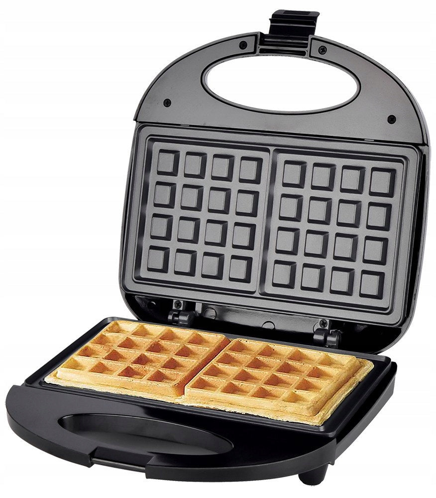 ELECTRIC WAFFLE MAKER WAFFLE TOASTER 2 LARGE CRUNCHY WAFFLES 1000W Manufacturer code GOFROWNICA ELEKTRYCZNA 1000W OPIEKACZ GOFRÓW