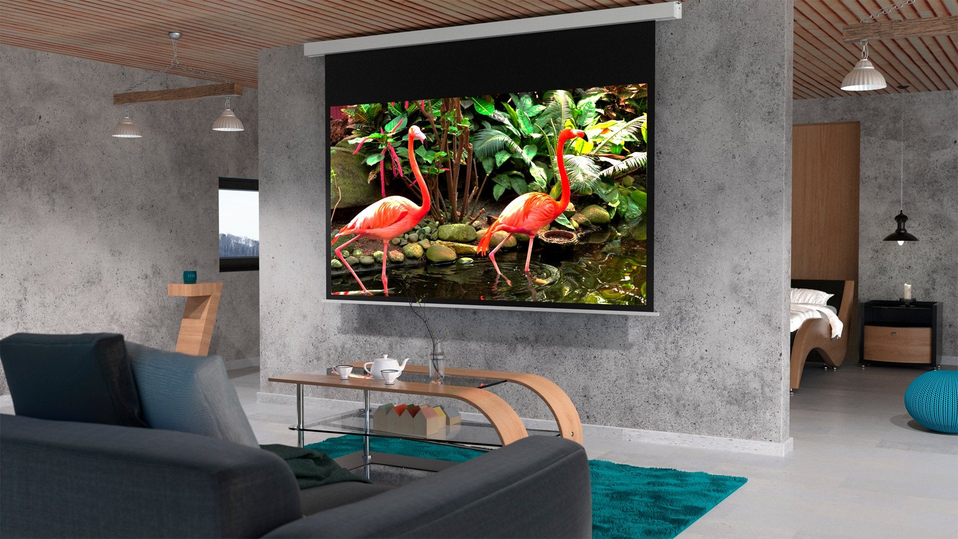 ELECTRIC WALL CEILING SCREEN 350 CM 16:10 MW Manufacturer code EKRAN ELEKTRYCZNY SMART S1 350 16:10 MW