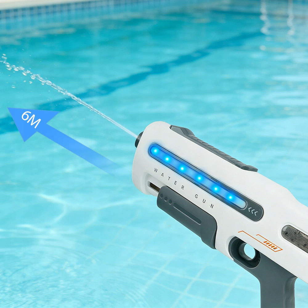 ELECTRIC WATER GUN AUTOMATIC CONTINUOUS STREAM LIGHT EFFECTS Kind water gun