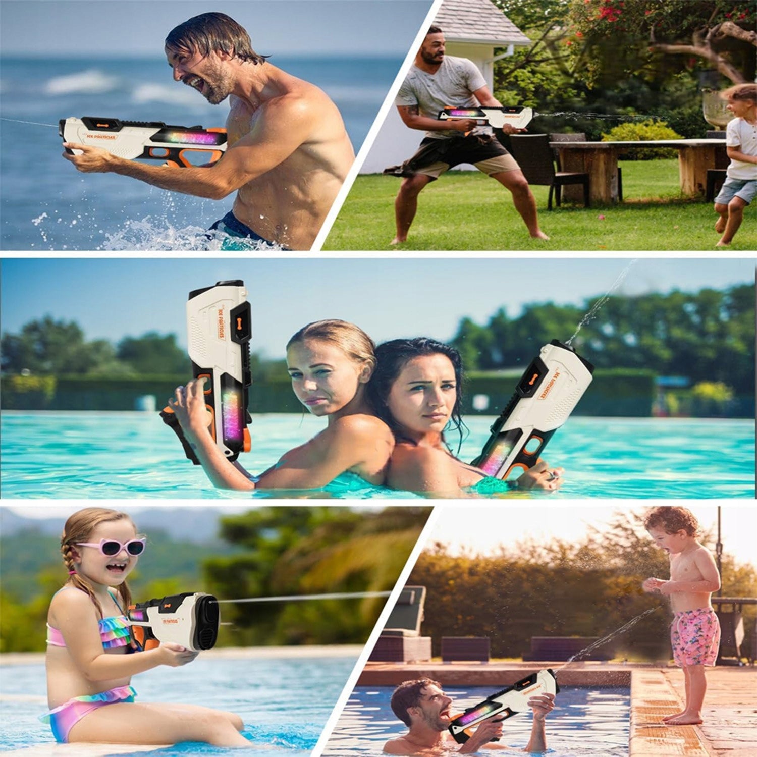 ELECTRIC WATER GUN AUTOMATIC RIFLE FOR KIDS WATERPROOF Kind water gun