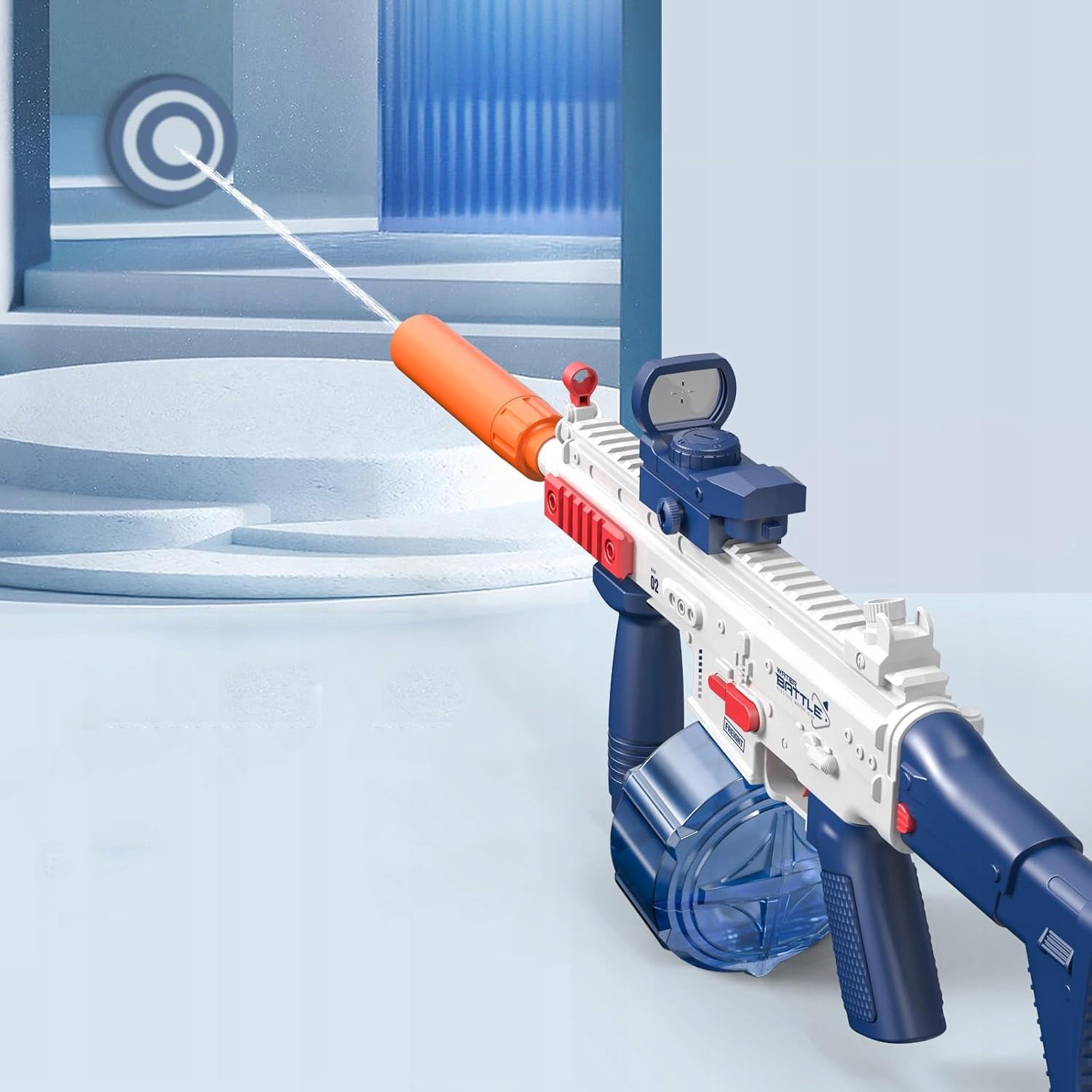 ELECTRIC WATER GUN FOR KIDS AUTOMATIC WATER GUNS Product weight with unit packaging 0.53 kg