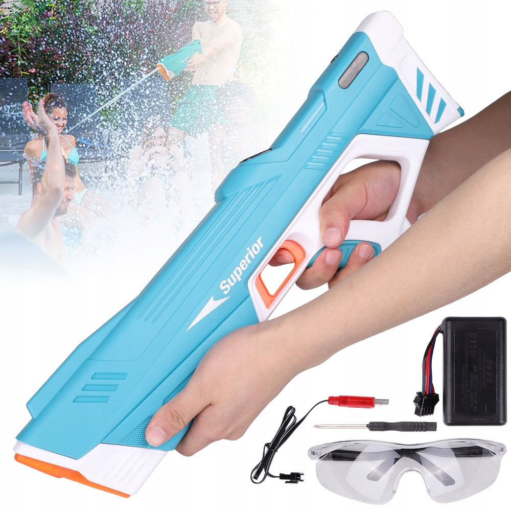 ELECTRIC WATER GUN SUCTION 10S CHARGING LARGE TANK WITH WINDOW