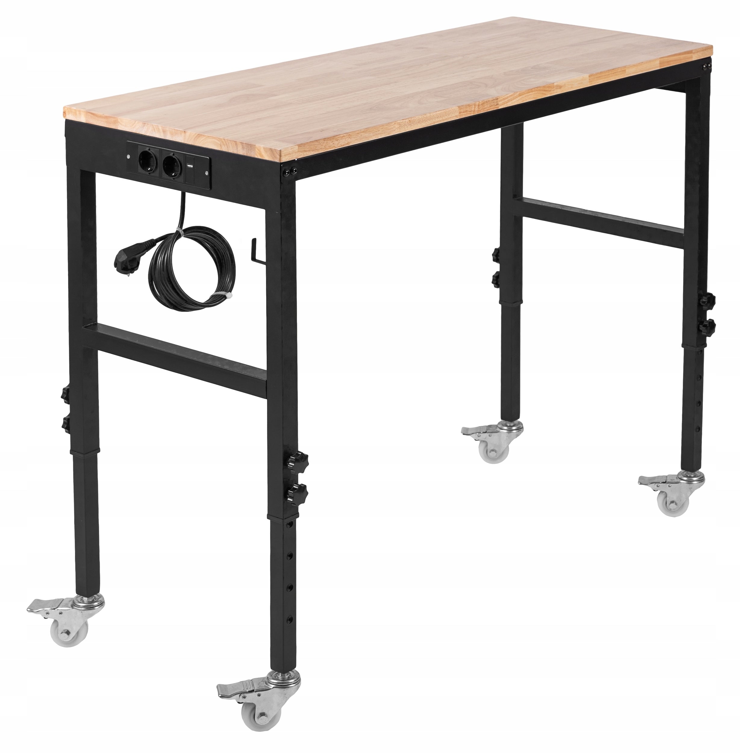 ELECTRIC WORKBENCH 122X51X75-97.5CM, 4 WHEELS, MAX 500KG, PROLINE Manufacturer code 31221