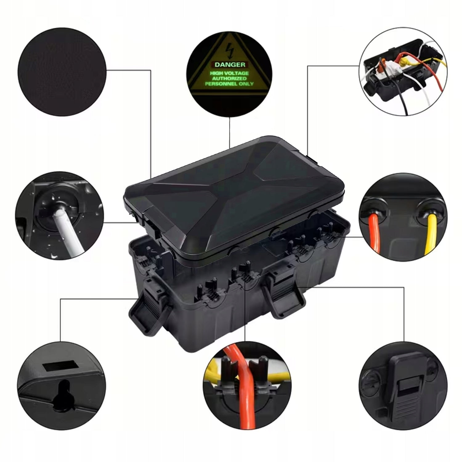 ELECTRICAL SOCKET PROTECTIVE BOX EXTENSION CABLE Waterproof Outdoor Certificates of conformity CE