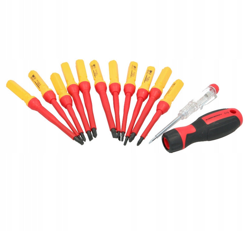 ELECTRICIAN SCREWDRIVERS INSULATED SET 13 NE00697 Brand Energy