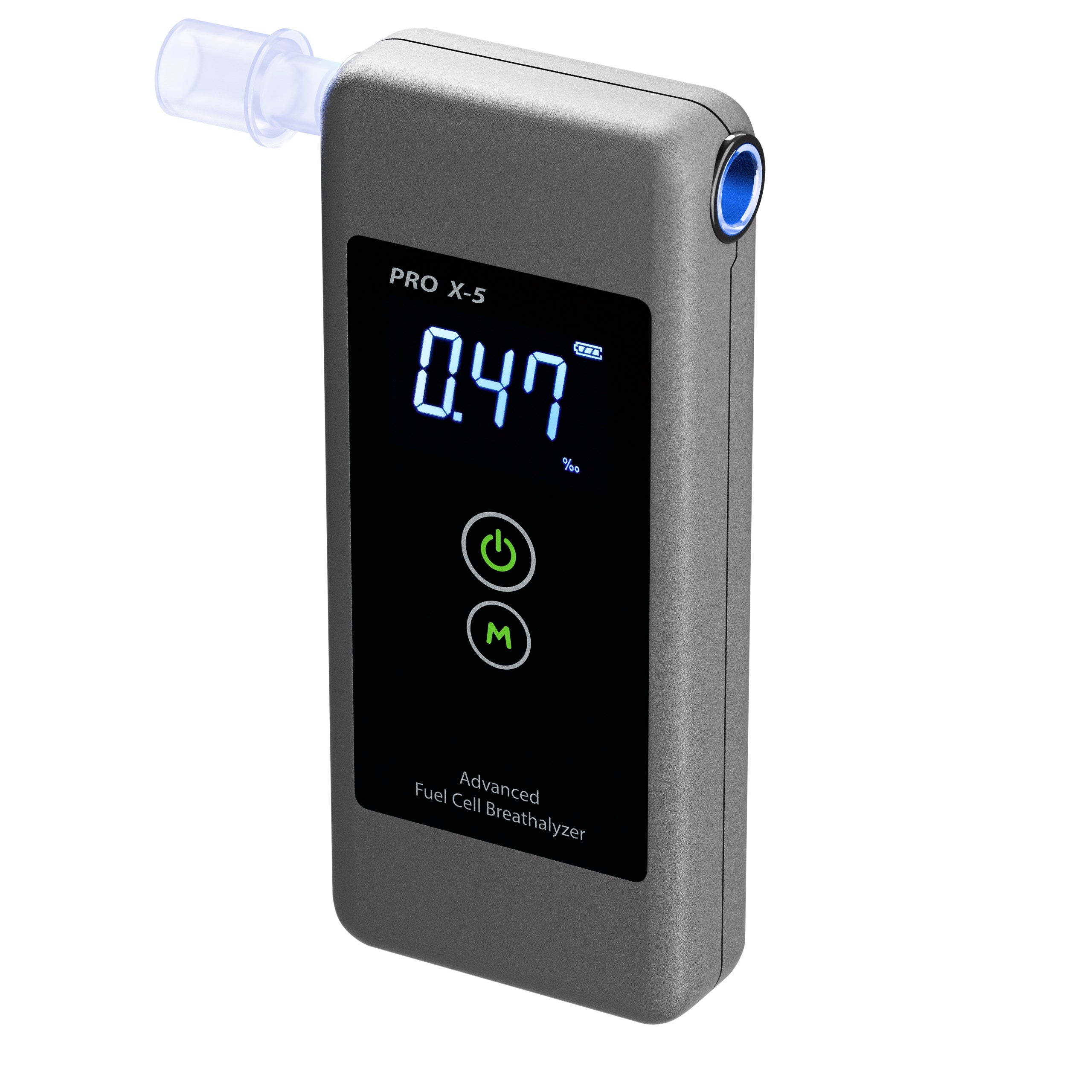 ELECTROCHEMICAL BREATHALYZER PRO X-5 CALIBRATION BEFORE SHIPMENT MOUTHPIECE HOLOGRAM Packaging status original