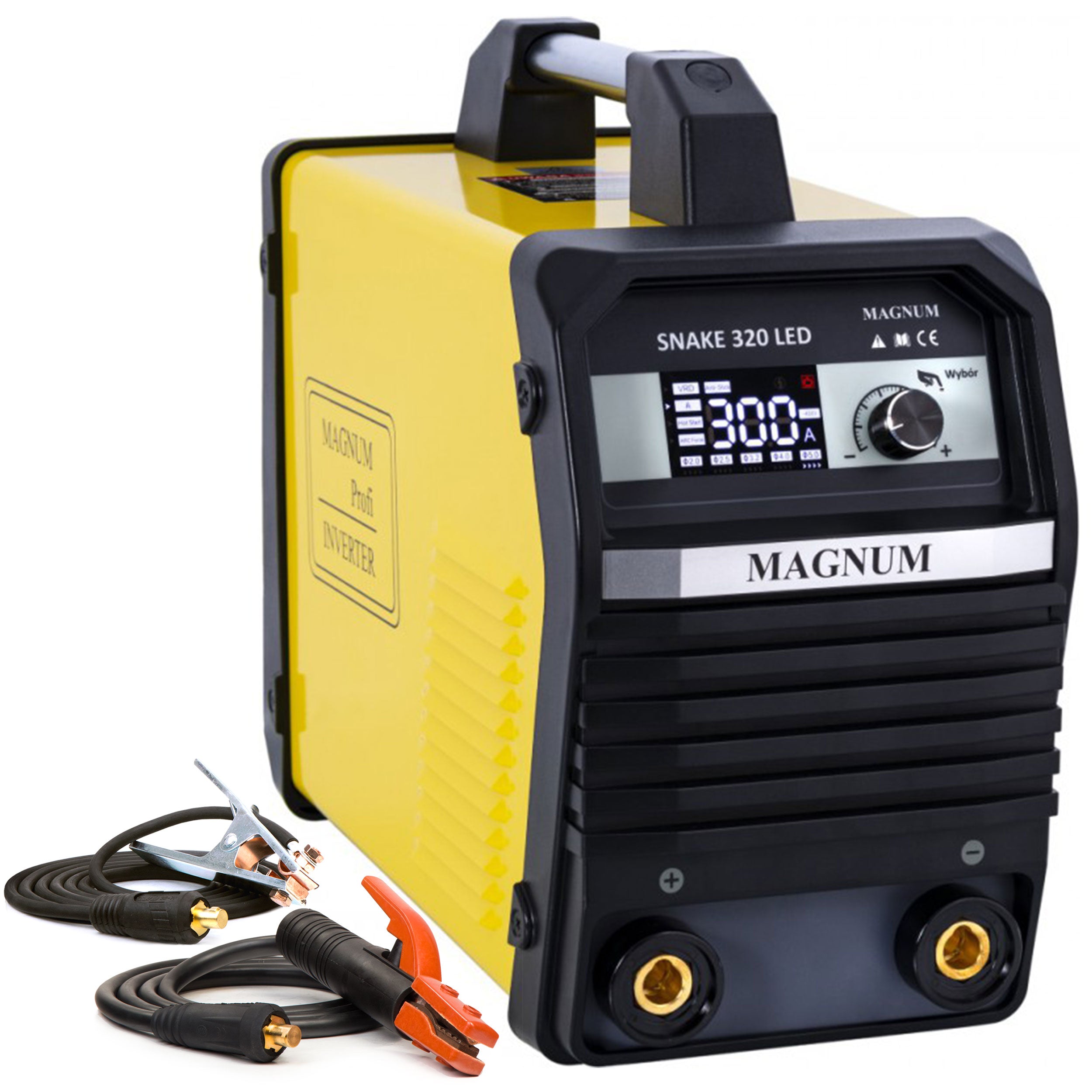 ELECTRODE WELDING MACHINE MAGNUM SNAKE 320 LED MMA TIG IGBT 400V 60% 30-300A