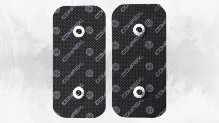 ELECTRODES FOR ELECTROSTIMULATORS COMPEX 5X10 2PCS. Color black