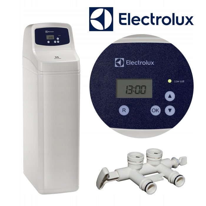 ELECTROLUX17L WATER SOFTENER, INTELLIGENT, ECONOMICAL UP-FLOW, BYPASS