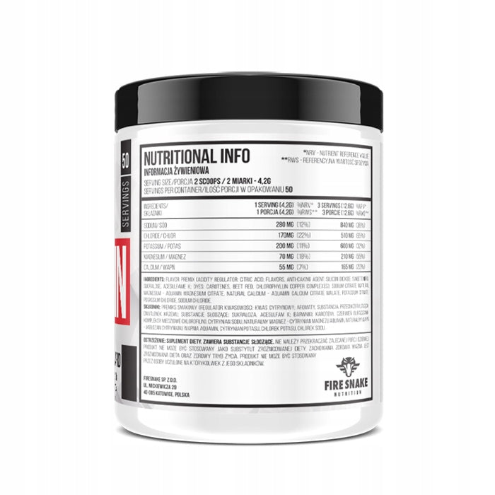 ELECTROMIN SPORT 210G KETO ELECTROLYTES POTASSIUM CALCIUM SODIUM MAGNESIUM Cactus Prickly Pear Brand Fire Snake