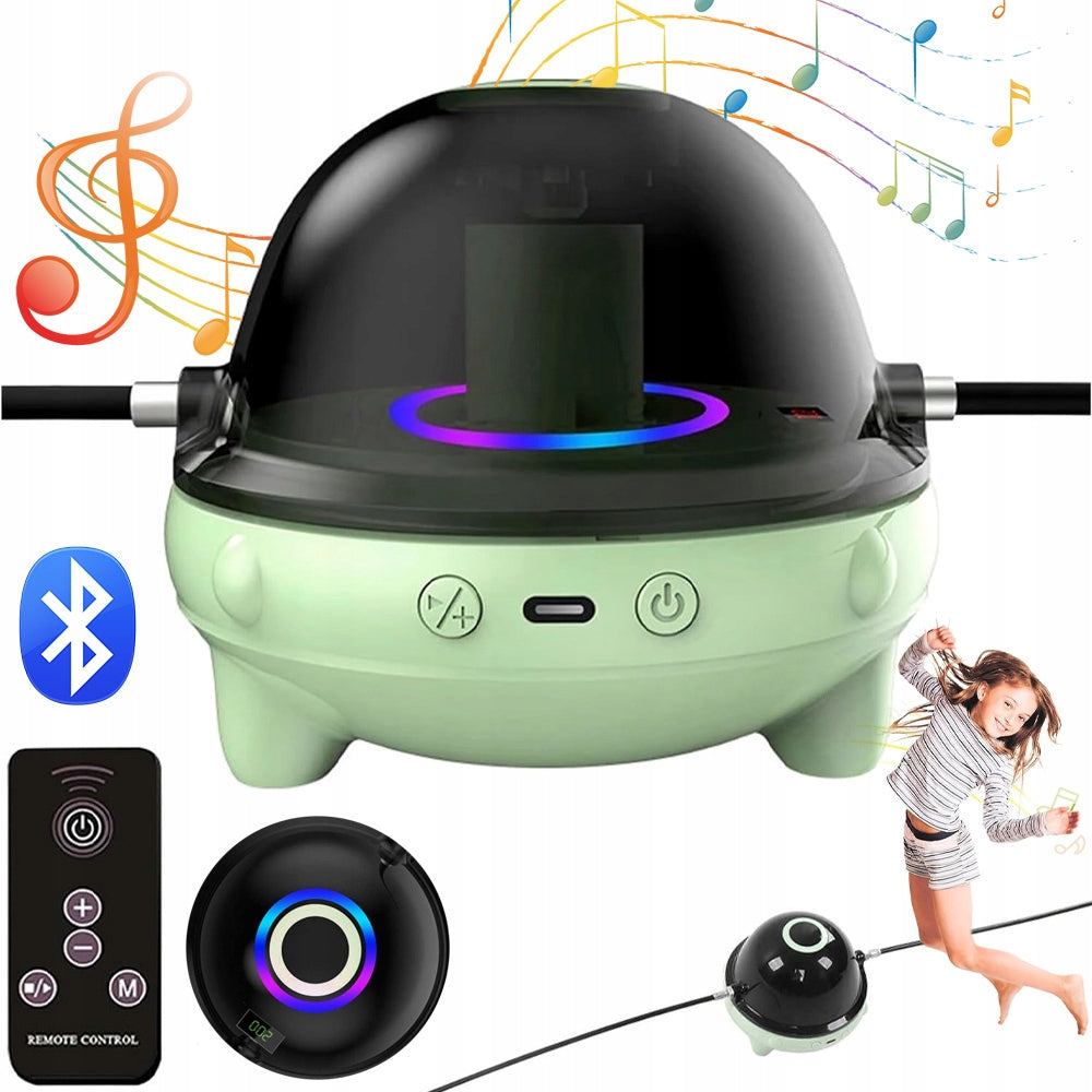 ELECTRONIC AUTOMATIC SKIPPING ROPE TOY FOR CHILDREN LED GIFT + REMOTE CONTROL