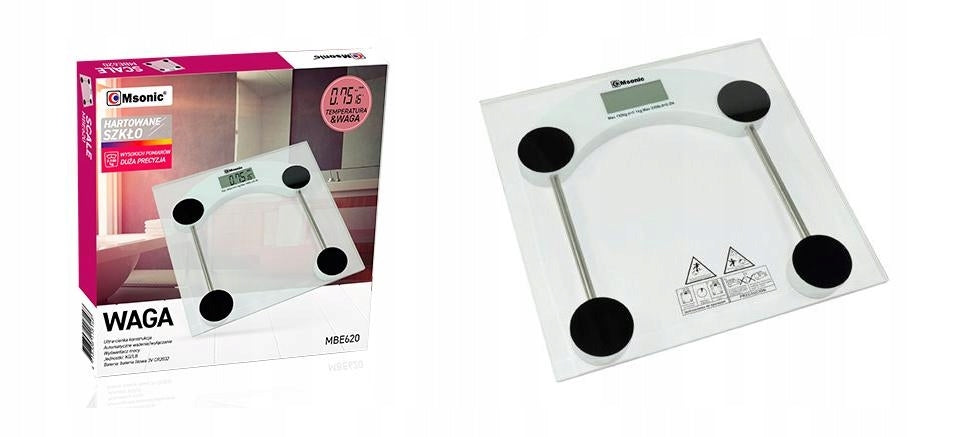 ELECTRONIC BATHROOM SCALE MSONIC 620 180KG