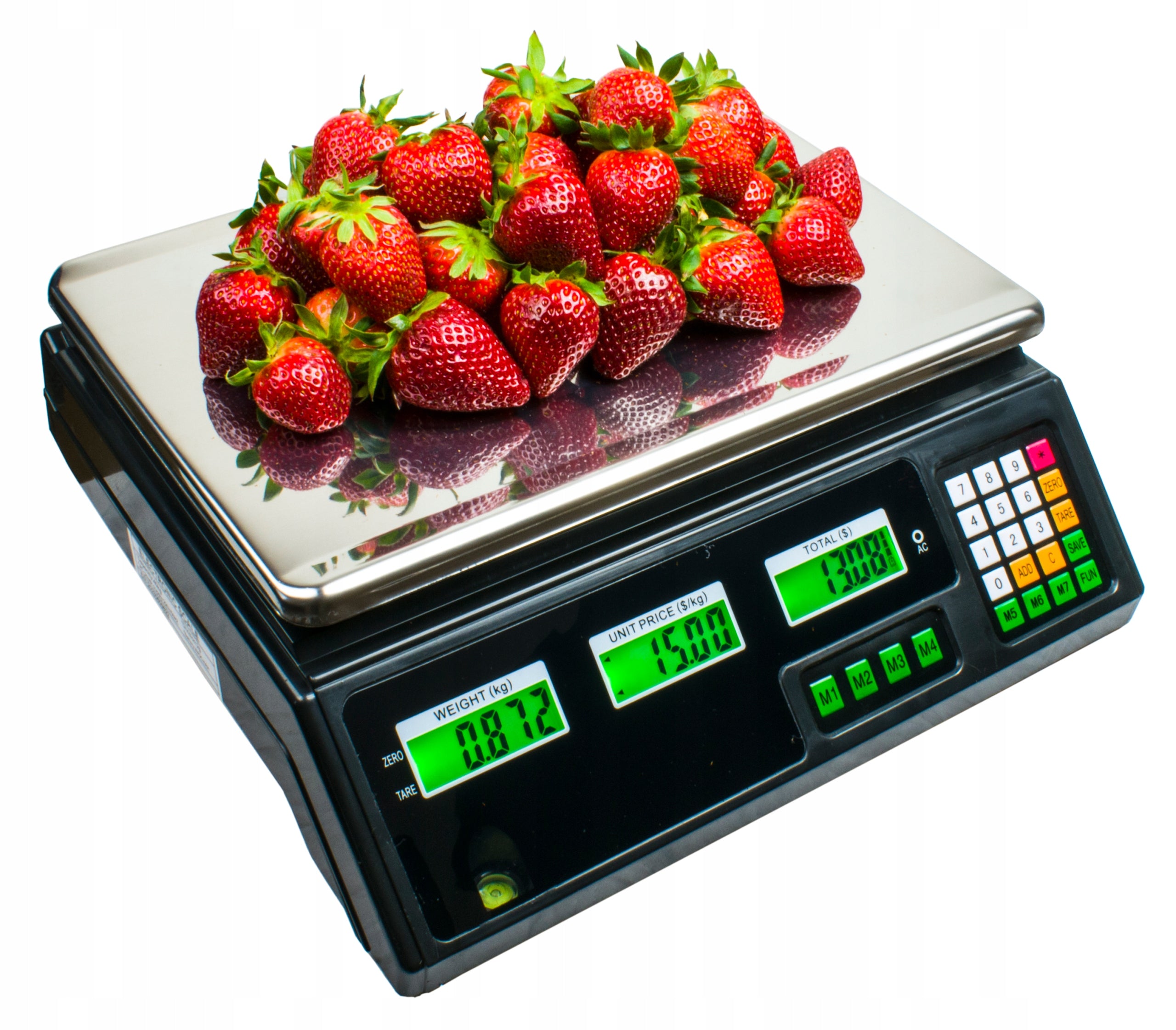 ELECTRONIC CALCULATION SHOP SCALE 40kg/2g FOR STRAWBERRIES FRUIT VEGETABLES EAN (GTIN) 5905123592966
