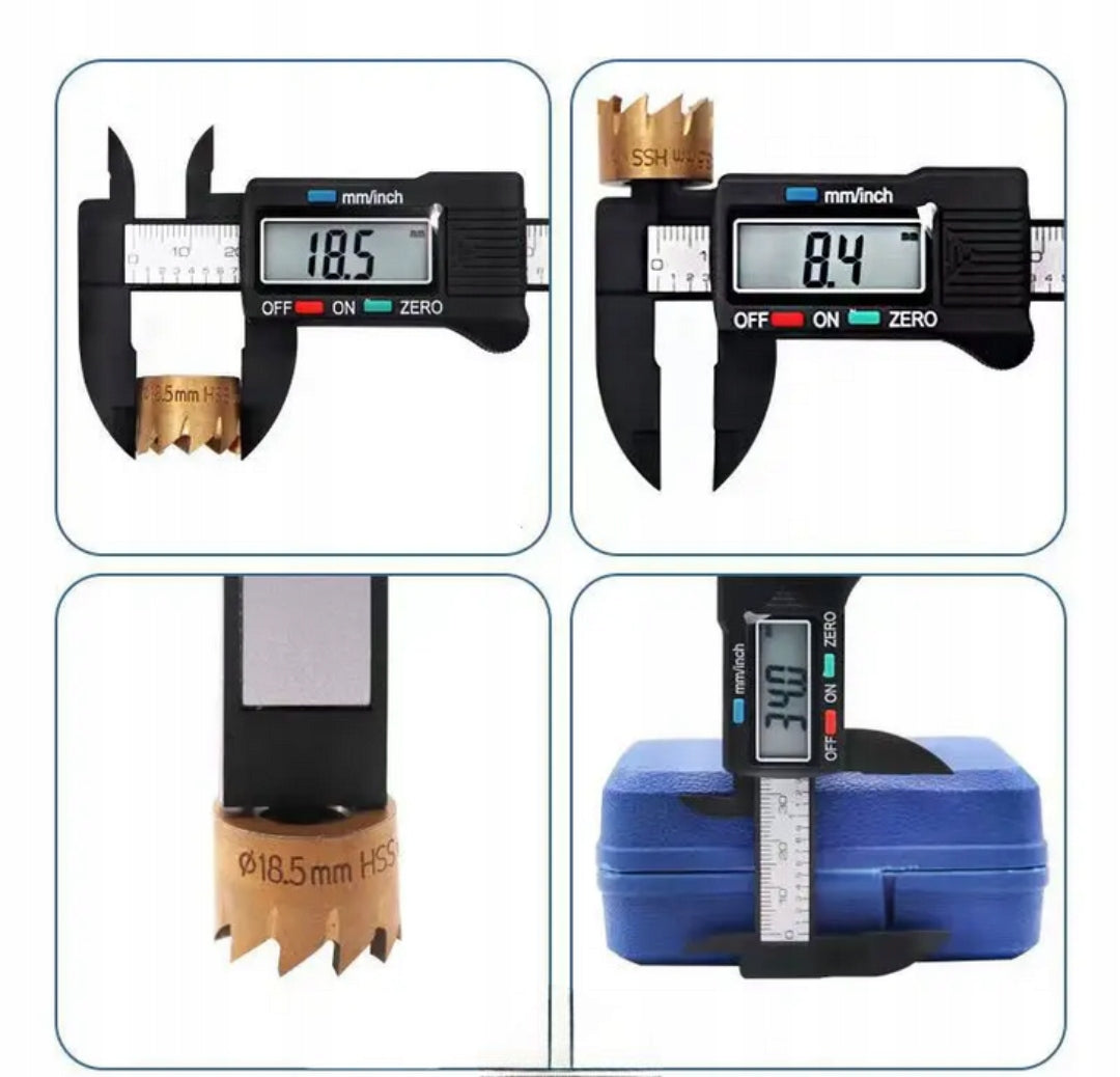 ELECTRONIC CALIPER 150MM DISPLAY LCD DIGITAL MEASURING Brand Elektromet