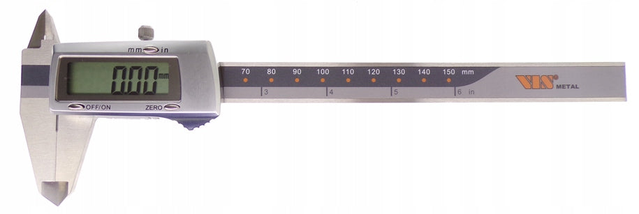 ELECTRONIC DIGITAL CALIPER VIS 150mm 0-150mm 0,01mm METAL HOUSING Brand VIS
