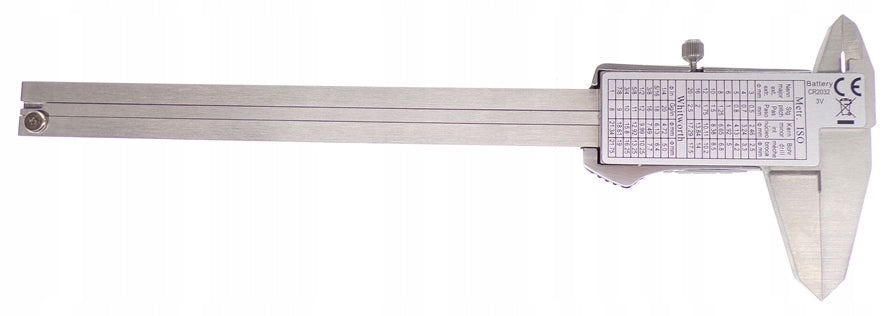ELECTRONIC DIGITAL CALIPER VIS 150mm 0-150mm 0,01mm METAL HOUSING Maximum measurement range 150 mm
