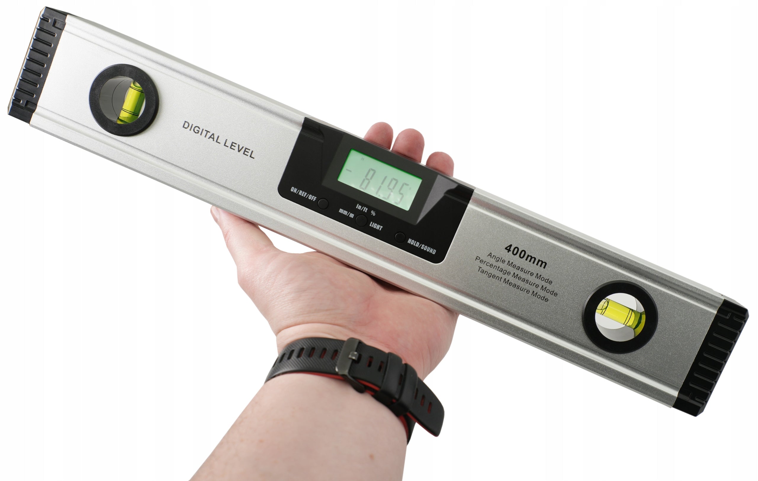 ELECTRONIC DIGITAL LEVEL 400mm MAGNETIC WITH LASER AND PROTRACTOR Manufacturer code 5419-400D