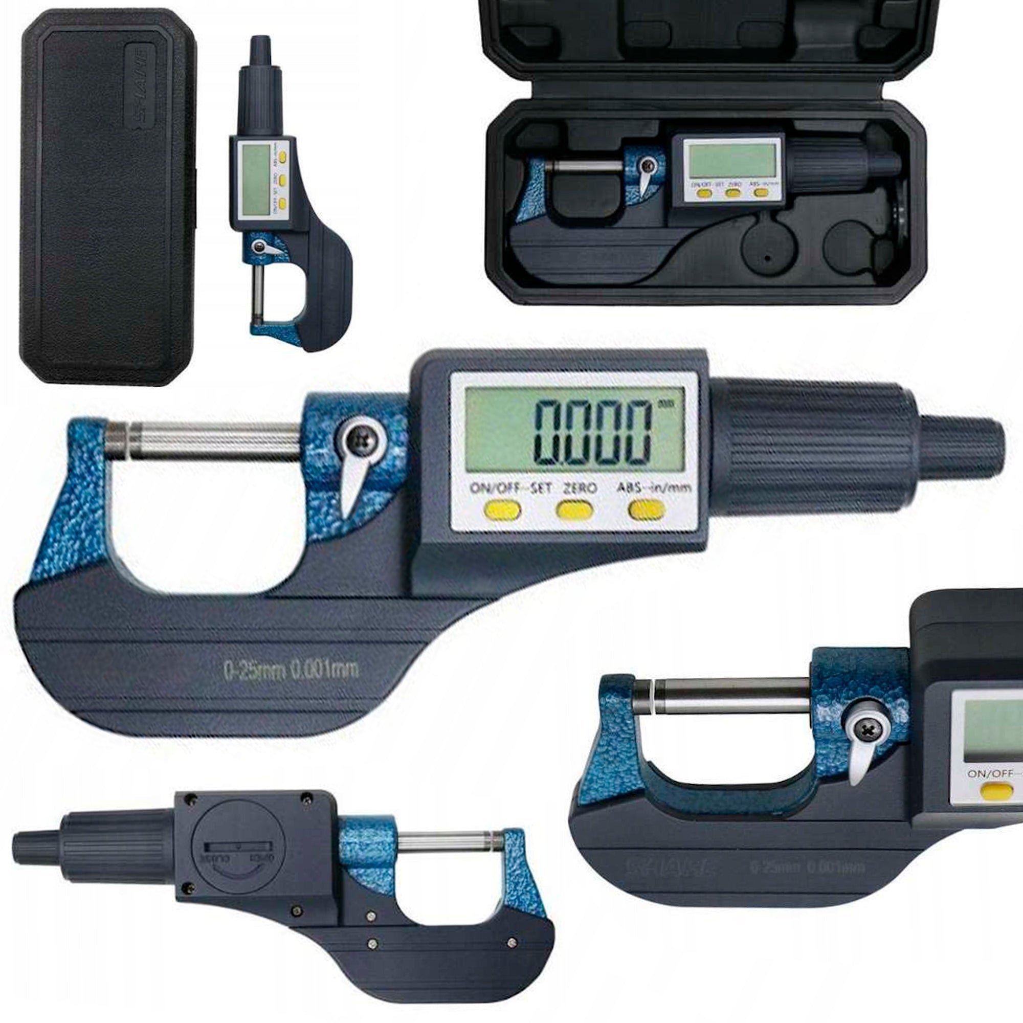 ELECTRONIC DIGITAL MICROMETER 0-25 mm / 0.001 mm PROTESTER