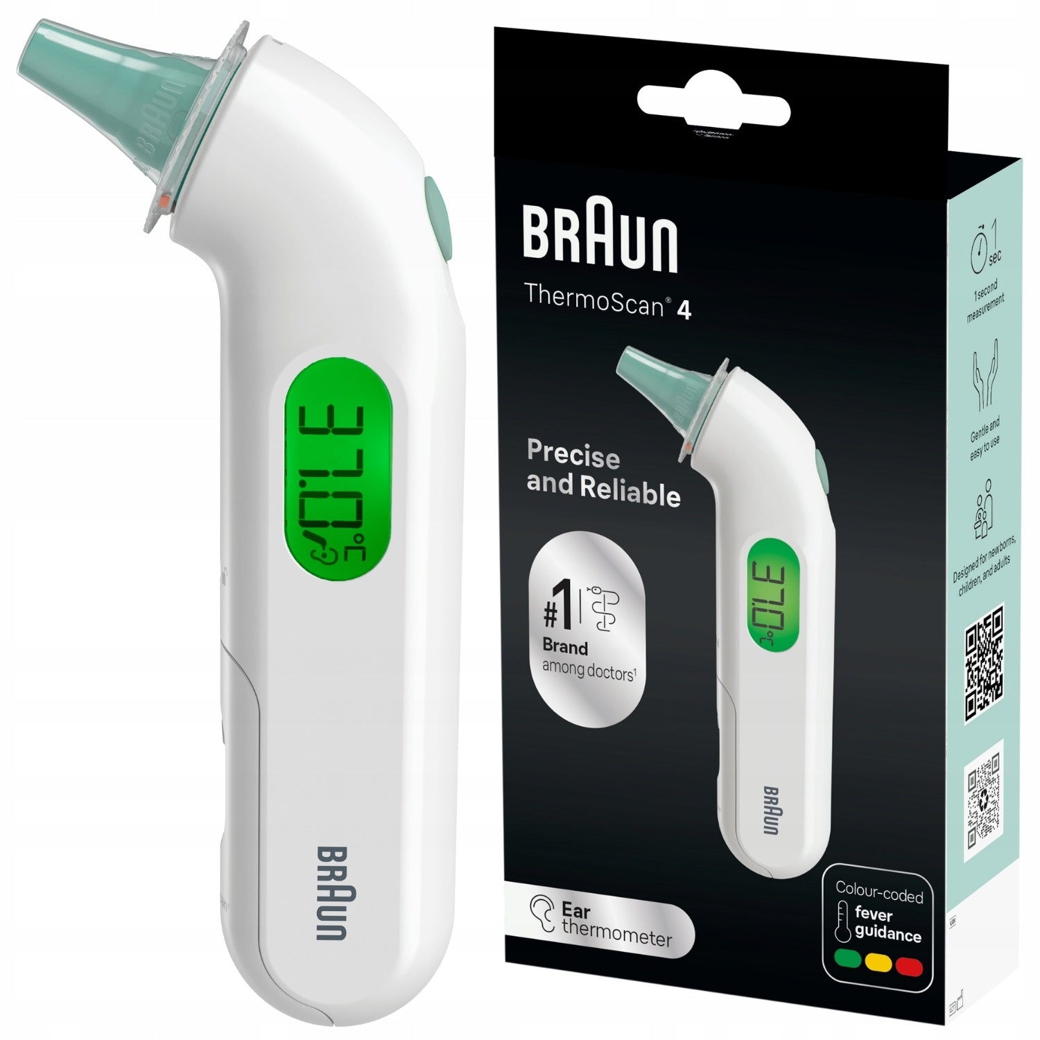 ELECTRONIC EAR THERMOMETER ACCURATE BRAUN IRT3514 THERMOSCAN 4