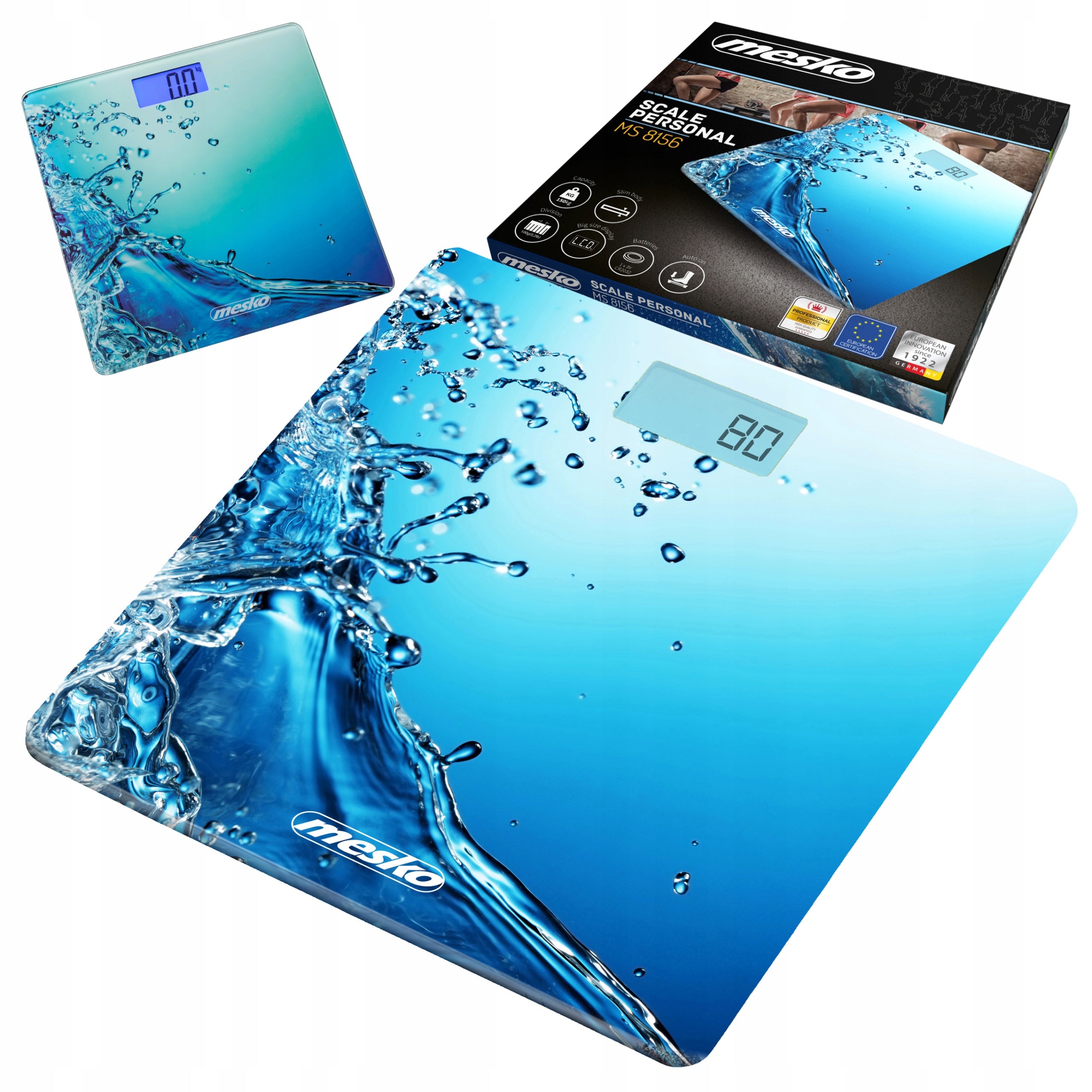 ELECTRONIC GLASS BATHROOM SCALE HOME PRECISE LIFTING CAPACITY UP TO 150kg LCD
