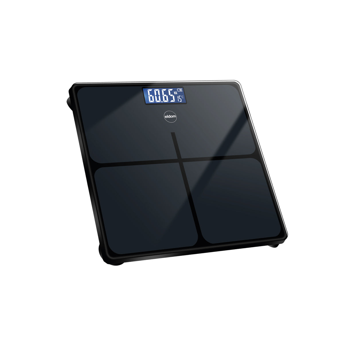 ELECTRONIC GLASS BATHROOM SCALE up to 180KG LCD GWO270 ori Eldom
