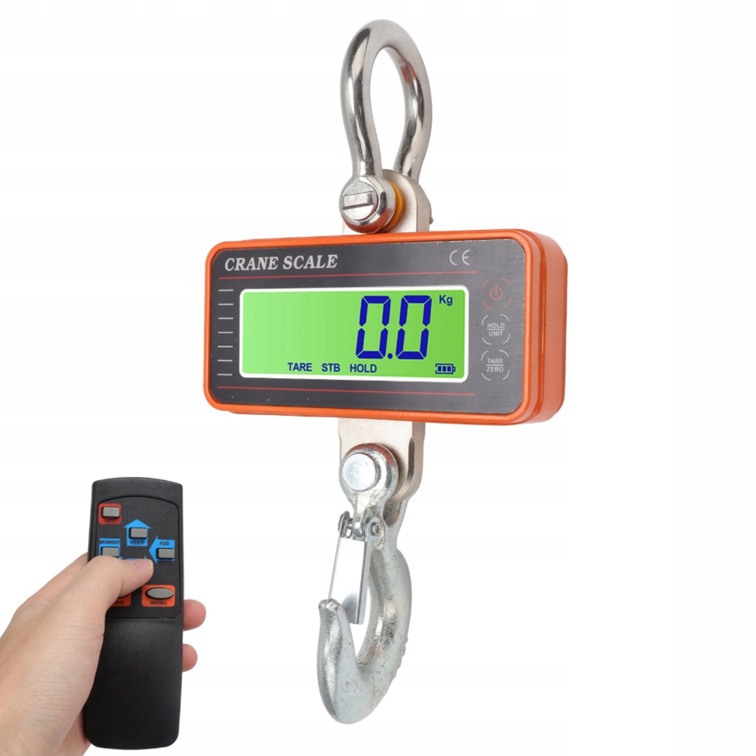 ELECTRONIC HANGING CRANE HOOK SCALE 1500KG SUSPENDED STORAGE Brand no brand