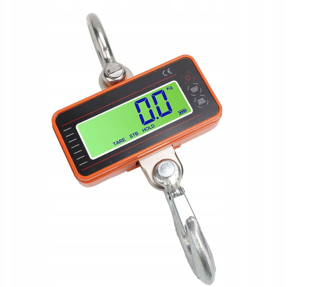 ELECTRONIC HANGING CRANE HOOK SCALE 1500KG SUSPENDED STORAGE