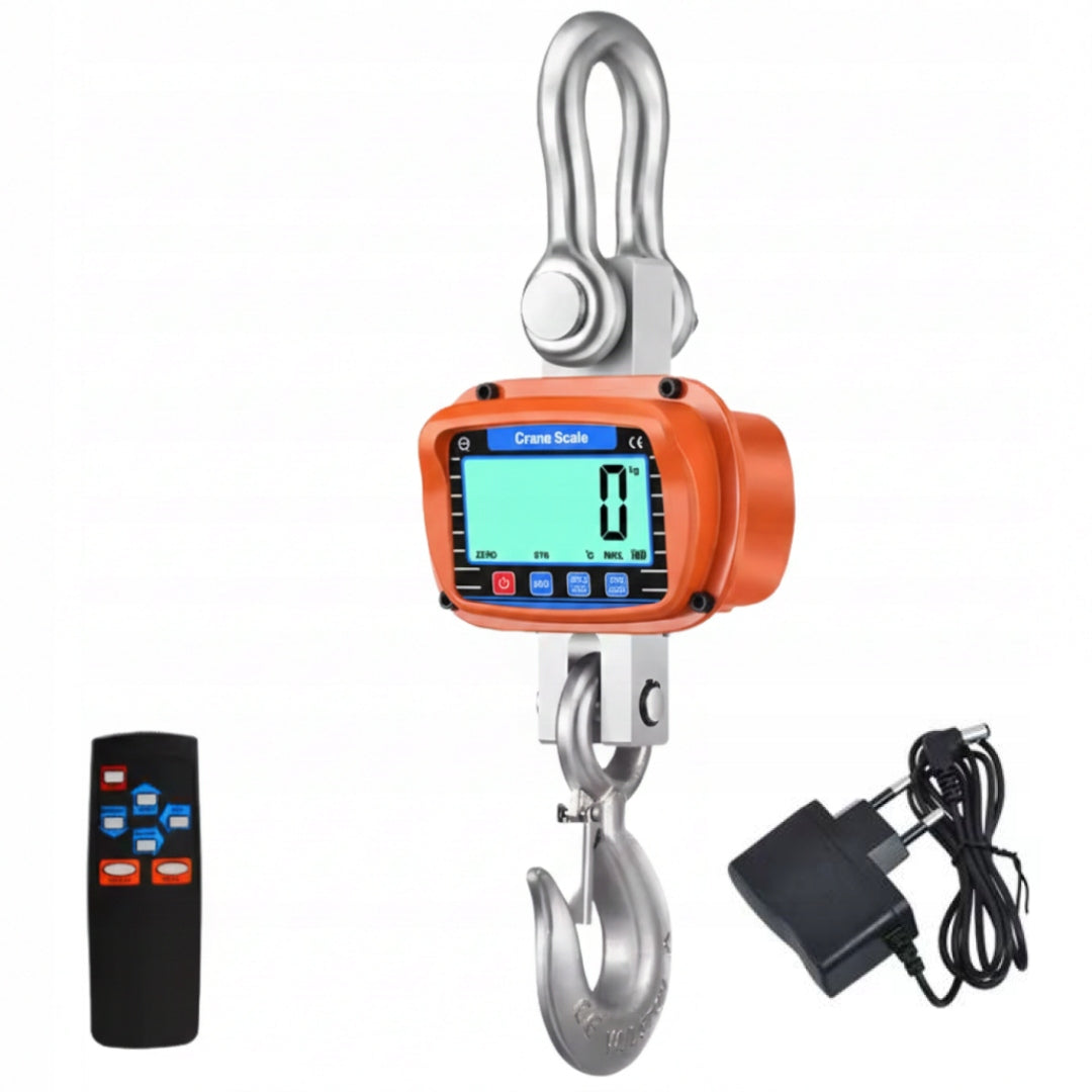 ELECTRONIC HANGING CRANE HOOK SCALE 3000KG SUSPENDED STORAGE 3T Manufacturer code EDJ G10
