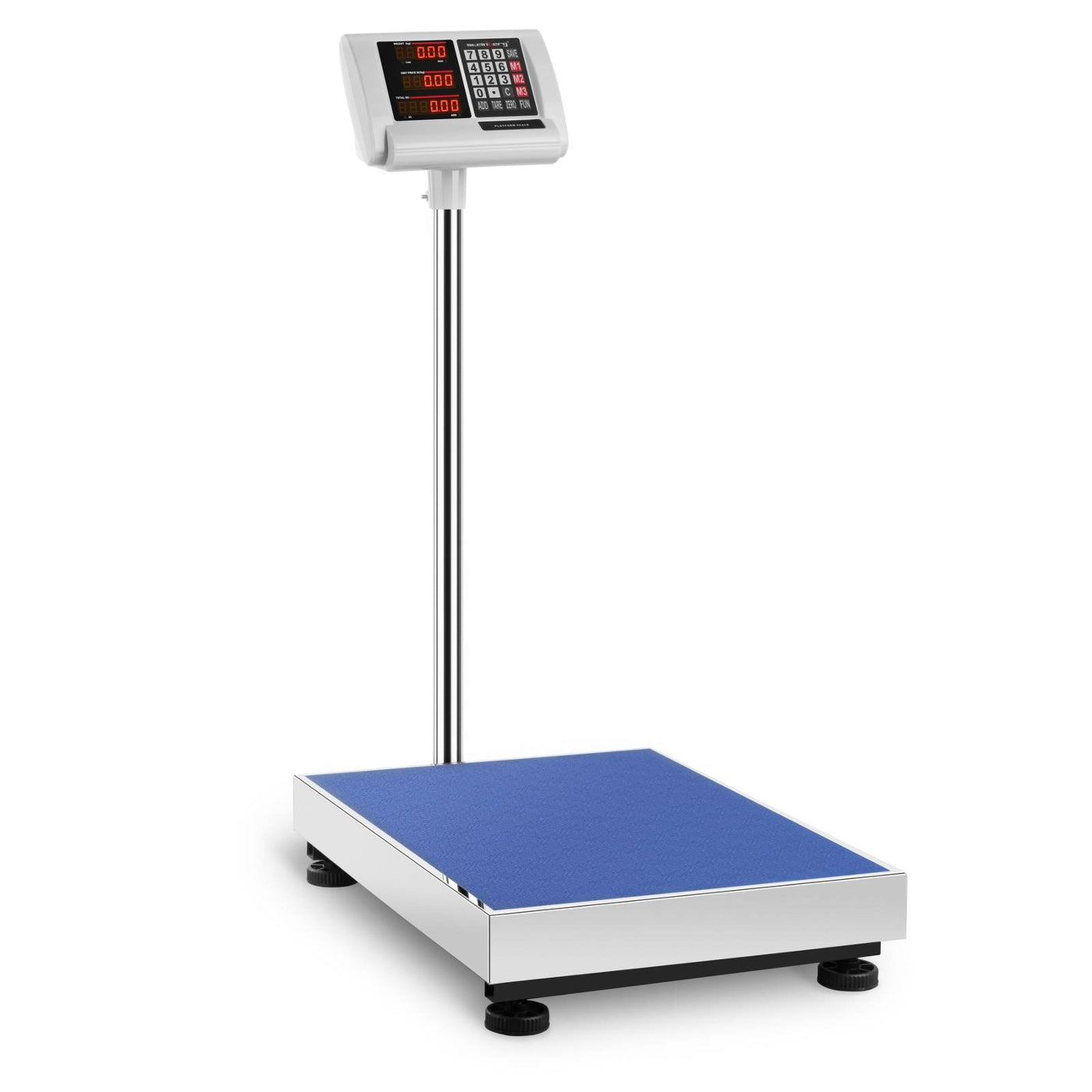 ELECTRONIC PLATFORM SCALE DIGITAL PACKAGE AKU/230V 45x60cm 300kg/50g