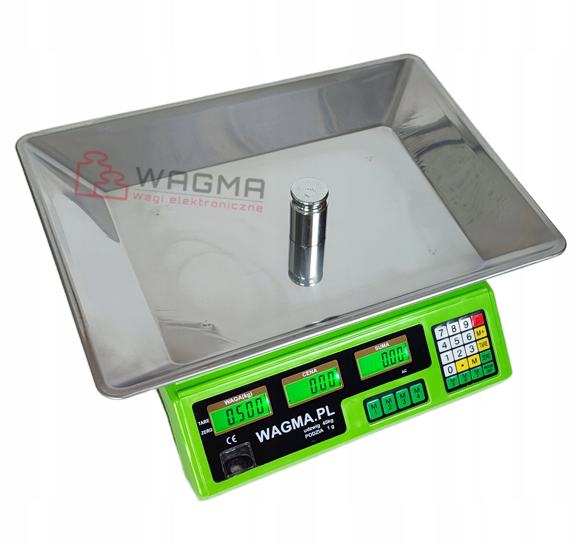ELECTRONIC SCALE 40 KG / 1g 6V CALCULATION STORE WAREHOUSE GOODS Manufacturer code Y2331