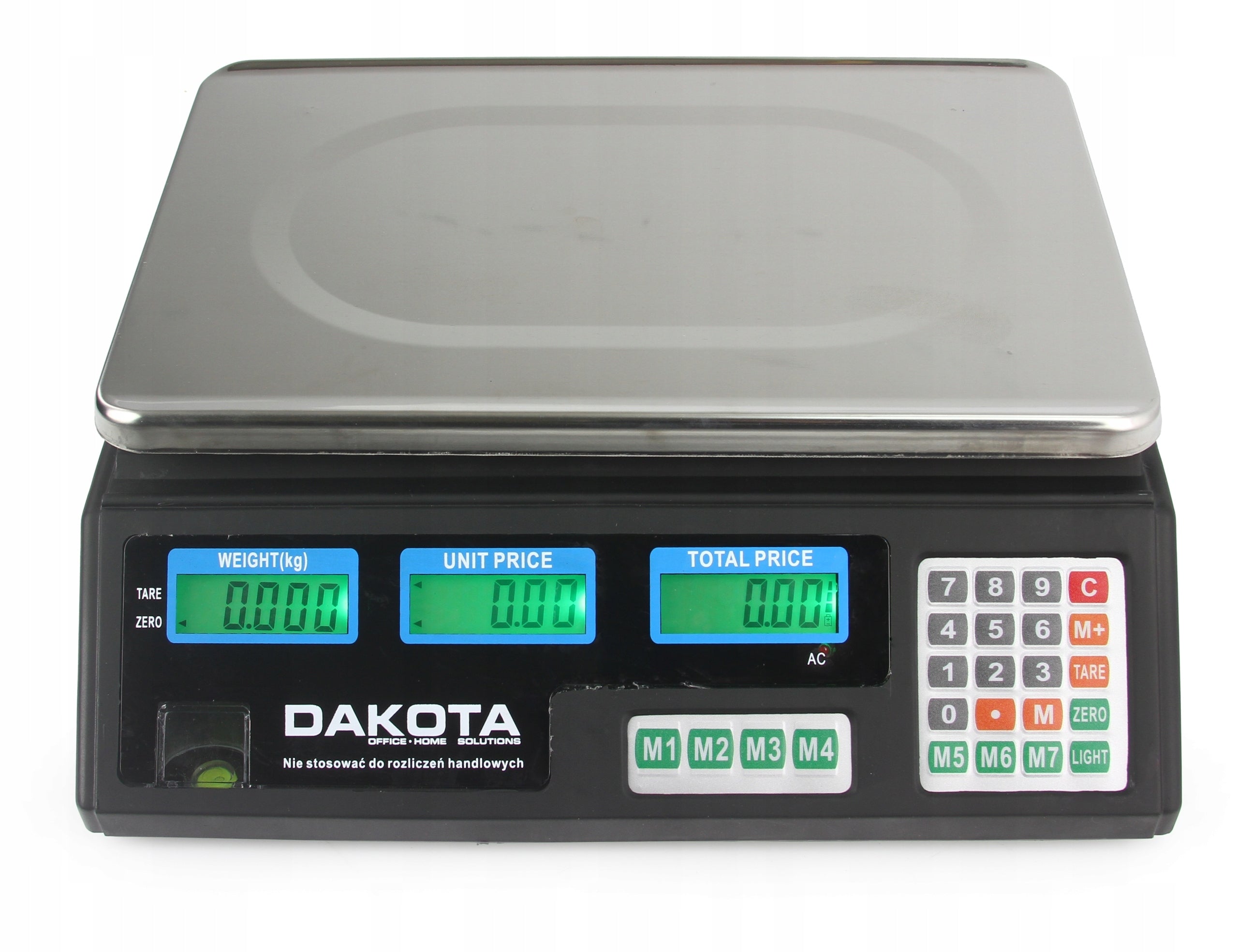 ELECTRONIC SHOP SCALE LCD CALCULATION 40 KG SOLID MODEL THICK KABE EAN (GTIN) 4037698062108