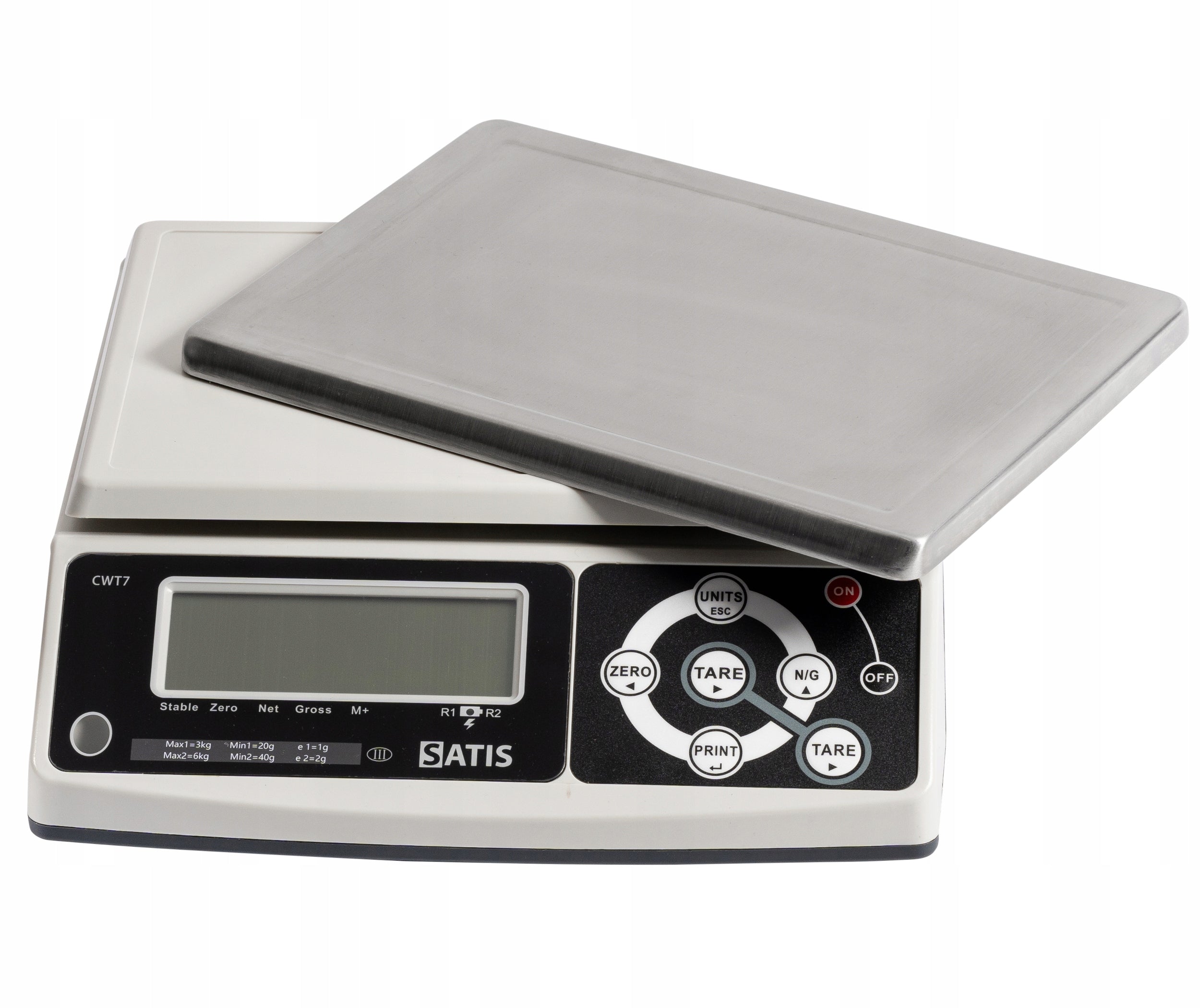 ELECTRONIC SHOP SCALE WITH STORAGE LEGALIZATION UP TO 30kg LCD FOR STORE Packaging status original