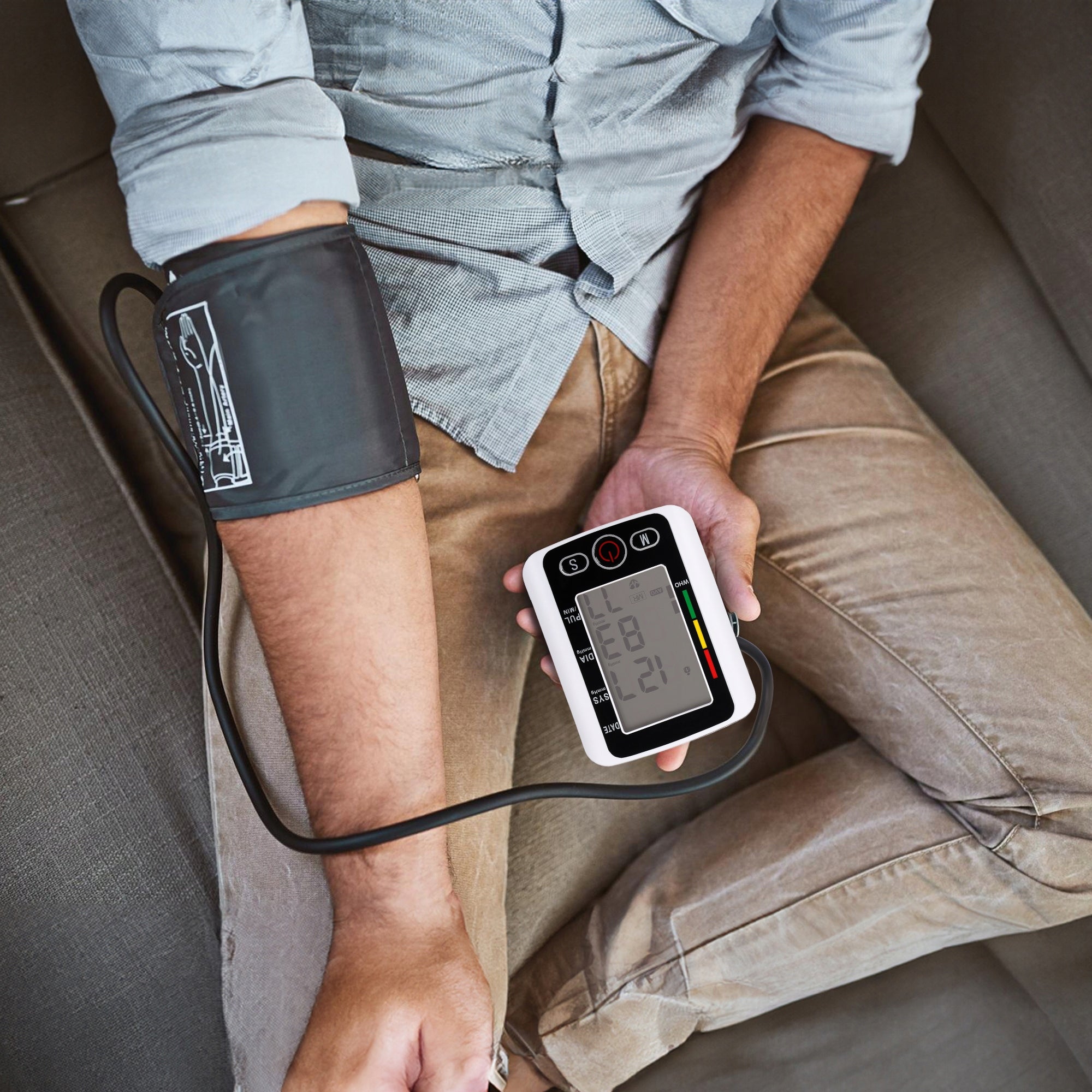 ELECTRONIC SHOULDER BLOOD PRESSURE MONITOR K-69 BLOOD PRESSURE APPARATUS PULSE Medical device no