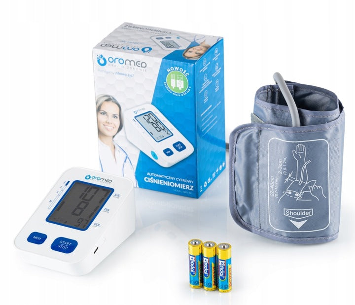 ELECTRONIC SHOULDER BLOOD PRESSURE MONITOR OROMED BP1 super cuff 22-40cm