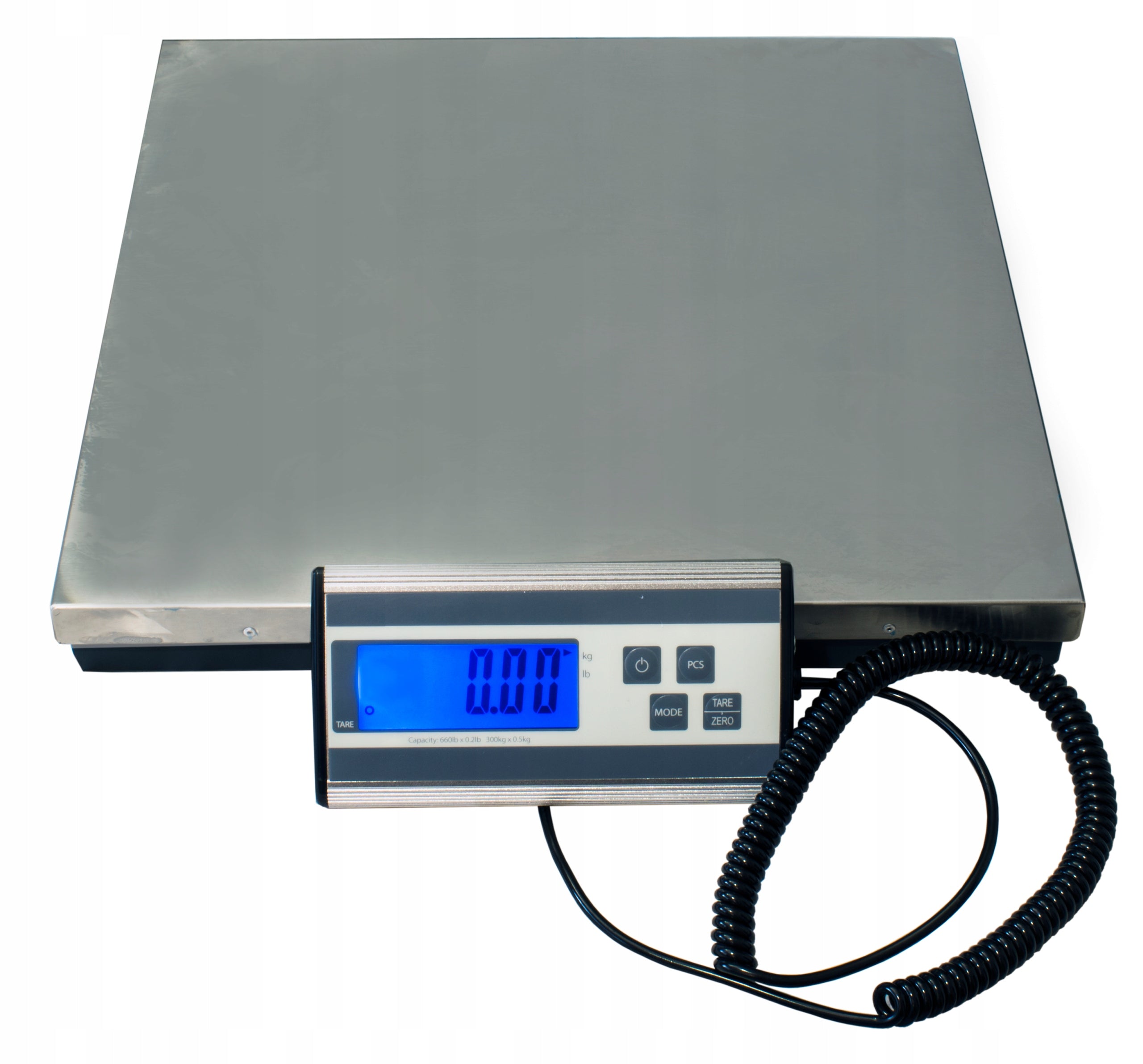 ELECTRONIC STORAGE PLATFORM SCALE 40x40cm 150kg BRIDGE SOLID