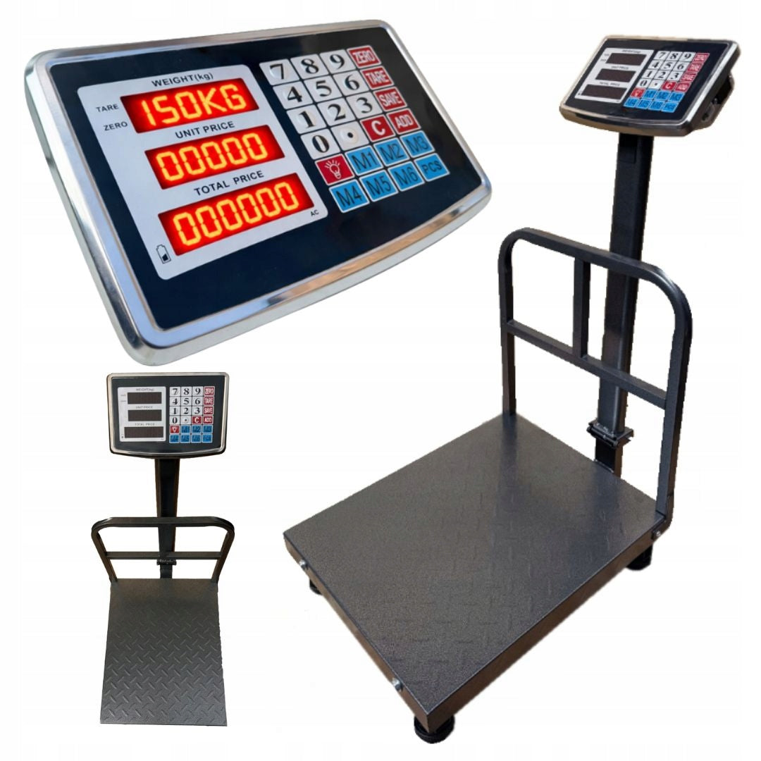 ELECTRONIC STORAGE SCALE PLATFORM SHOP LARGE SOLID UP TO 150KG