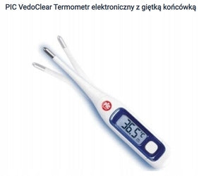 ELECTRONIC THERMOMETER DIGITAL PIC VEDO CLEAR - flexible tip