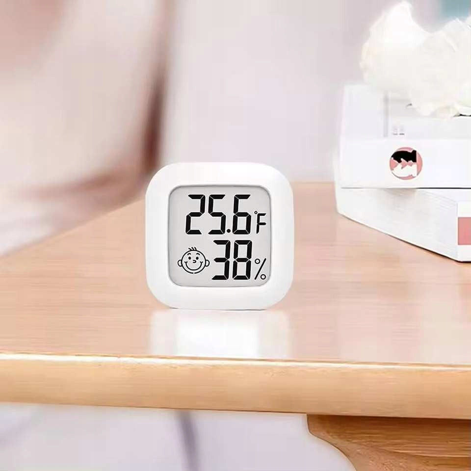 ELECTRONIC THERMOMETER DIGITAL ROOM TEMPERATURE HUMIDITY MONTESSA Material synthetic material